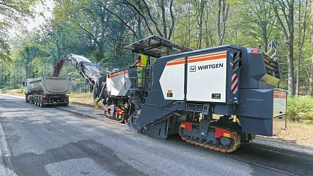 Wirtgen выпускает вторую по величине холодную строгальную машину W 220 XFi