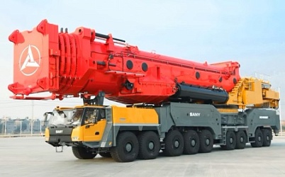 Sany поставляет первый SAC40000T, самый большой в мире вездеходный кран